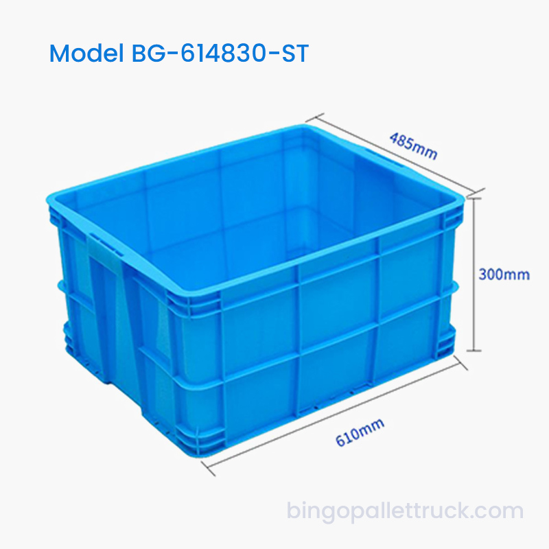 صندوق حمل بلاستيكي قابل للتكديس سعة 71 لترًا صندوق تخزين بلاستيكي HDPE