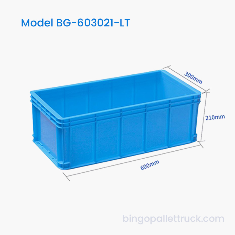 صندوق حمل بلاستيكي لوجستي HDPE سعة 31 لترًا لفرز المستودعات